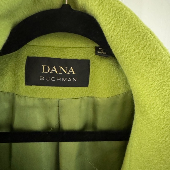 Dana Buchman green wool coat size 14 - Picture 5 of 5